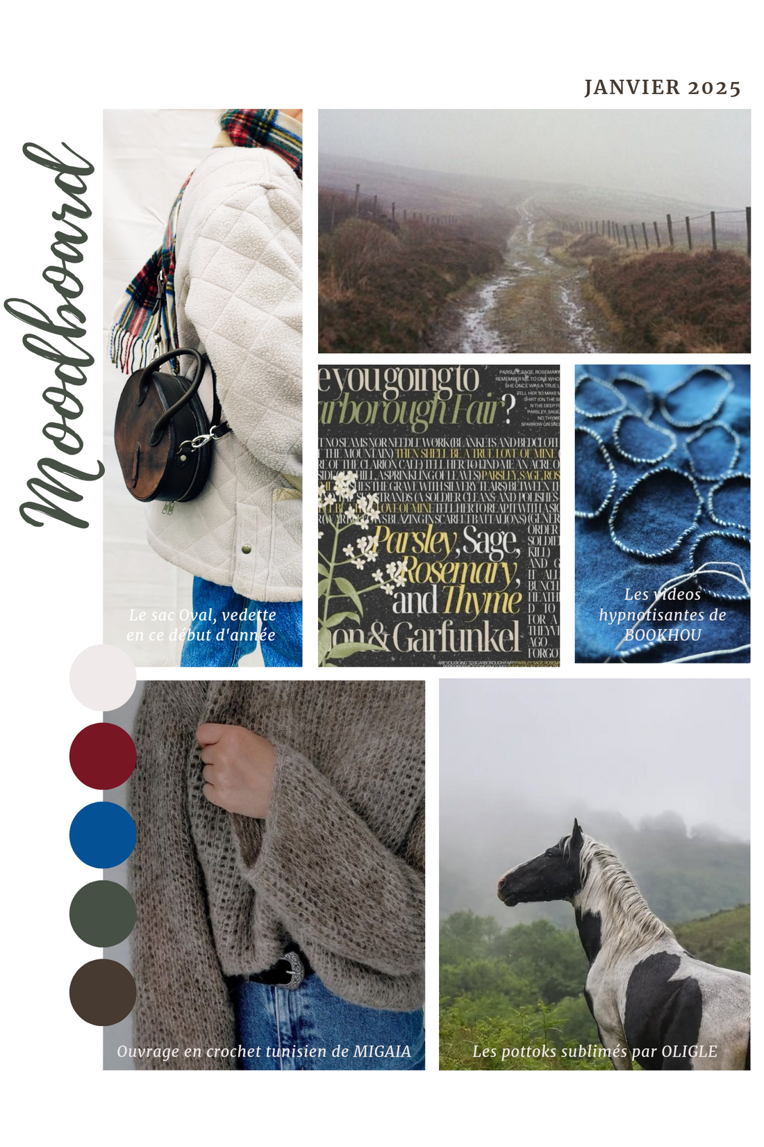 Moodboard de Janvier 2025